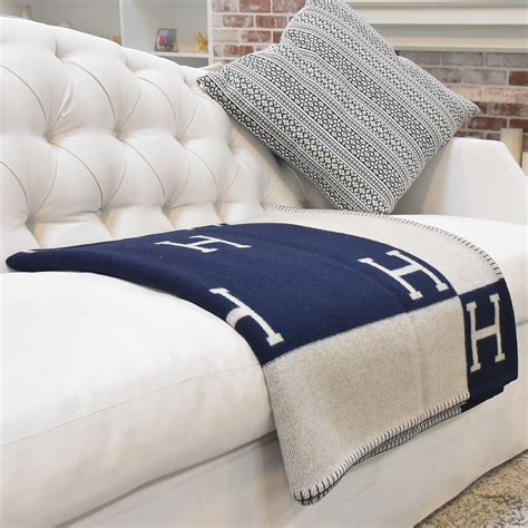 hermes blanket navy